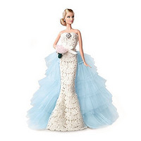 历史新低：Barbie Collector 芭比珍藏款 DGW60 奥斯卡·德拉伦格 新娘装（金标）