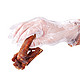 乐彼 加厚一次性手套 透明塑料手套餐饮厨房一次性的手套100只装