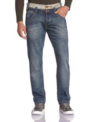 Desigual  37D18035053 男式 双裤头设计牛仔长裤 