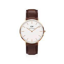 Daniel Wellington 0109DW 超薄简约真皮男士腕表 