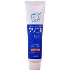 LION 狮王 CLINICA 酵素洁净清新牙膏 便携型 30g 日本进口