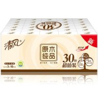 移动端:清风 手帕纸 原木纯品 3层10张*30包