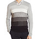 限L码：Calvin Klein Jersey Striped 男款V领针织衫