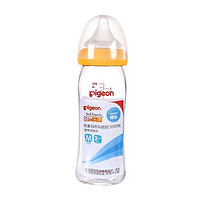 pigeon 贝亲 自然实感 宽口径玻璃奶瓶 240ml AA70 /AA71 /AA91 /AA92