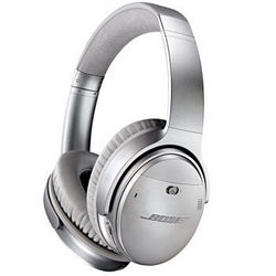 Bose QuietComfort 35 无线耳机-银色 QC35头戴式蓝牙耳麦 降噪耳机 蓝牙耳机