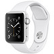 Apple Watch Sport Series 2智能手表(38毫米银色铝金属表壳搭配白色运动型表带 MNNW2CH/A）