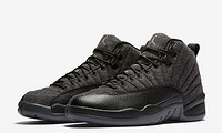 NIKE 耐克 Air Jordan 12 Retro Wool “Dark Grey/Black” 篮球鞋