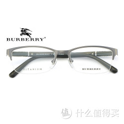 BURBERRY 博柏利 纯钛 0BE1280TD 光学眼镜架+1.60非球面树脂镜片      