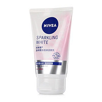 凑单品，限地区：NIVEA 妮维雅 晶纯皙白 泡沫洁面乳 100g