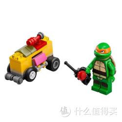 lego乐高turtles忍者神龟系列米开朗琪罗小车拼砌包