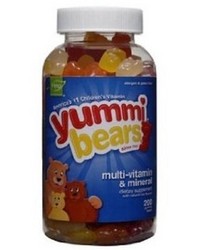 yummi bears 耶米熊 Multi-Vitamin 儿童复合维生素 小熊软糖200粒