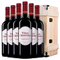 维伽·科丽斯纳红葡萄酒 750ml*6瓶 松木箱*2箱
