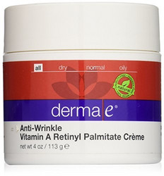 Derma e Anti-Wrinkle Vitamin A Retinyl Palmitate 抗皱维A面霜 113g