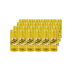  Schweppes 怡泉 史威士 汤力水 330ml*24听*4件