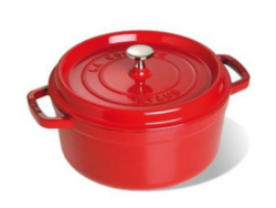 STAUB 圆形珐琅铸铁锅 红色 22cm