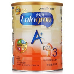 MeadJohnson Nutrition 美赞臣 安儿宝A+ 婴幼儿配方奶粉 3段 900g*2件