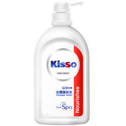kisso 极是 无硅油 去屑洗发水 补湿强韧 600ml*2件
