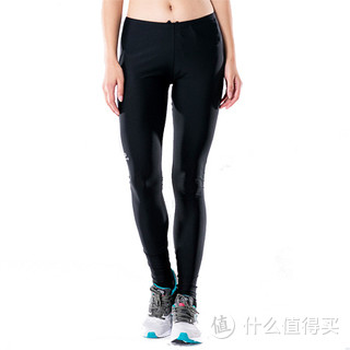 DECATHLON 迪卡侬 RUN DRY WOMEN'S BUNNING GHIS 女士运动长裤 8370294 黑色 3XS