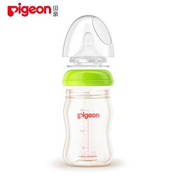 pigeon 贝亲 自然实感宽口径PPSU奶瓶AA76 160ml*3