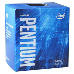 Intel 英特尔 奔腾双核 G4500 1151接口 盒装CPU处理器