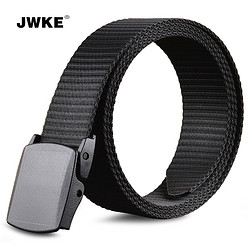 JWKE 帆布百搭腰带 自动平滑扣皮带（男女通用）