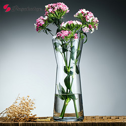 Pasabahce 帕莎  无铅玻璃 透明欧式花瓶 