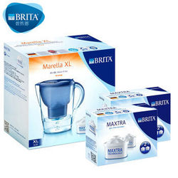 碧然德（Brita）净水器家用净水壶滤水壶(Marella3.5L套装) 蓝色1壶5芯
