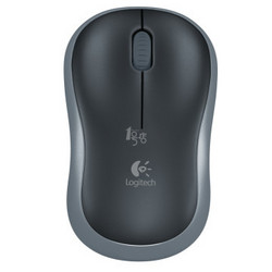 Logitech 罗技 无线鼠标 M185 灰黑色