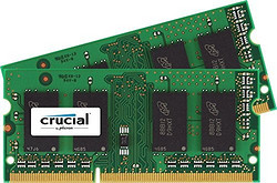 Crucial 8GB Kit (4GBx2) DDR3 1600 MT/s (PC3 - 12800) CL11 SODIMM Notebook Memory Modules CT2KIT51264BF160B / CT2CP51264BF160B