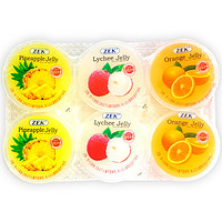 【苏宁易购超市】ZEK三合一水果味果冻（凤梨味、荔枝味、香橙味）510g（85g*6杯）