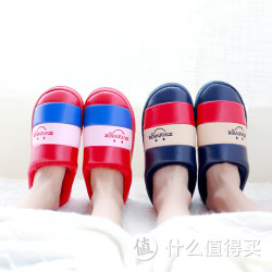 萱宜阁 冬季PU棉拖鞋