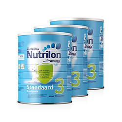 Nutrilon 诺优能 新版铁罐 婴幼儿奶粉3段 800克/罐*3罐