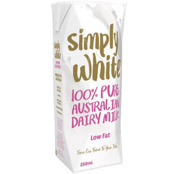 Simply white 低脂UHT牛奶 250ml*24盒