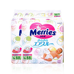 Merries 花王 妙而舒 纸尿裤 S 88片  2包装