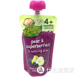 Rafferty’s Garden 婴幼儿辅食 梨子浆果果泥 120g/袋