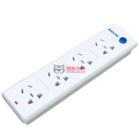 PHILIPS 飞利浦 SPS2420A/93 四位总控电源插排 1.8米 白
