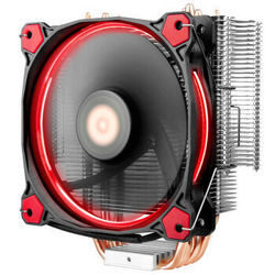 Thermaltake 曜越 Riing S300 CPU散热器 （多平台/4热管/Riing 12cm红光风扇/ 带硅脂/静音）