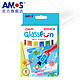 AMOS GF6P 6色 玻璃蜡笔