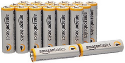 AmazonBasics 亚马逊倍思 AA型(5号) 碱性电池 20节装 (亚马逊进口直采，美国品牌)