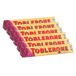 Toblerone 瑞士三角 牛奶葡萄干巧克力 100g*6支
