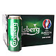 限东北：Carlsberg 嘉士伯 啤酒 欧洲杯特别版 500ml*12听