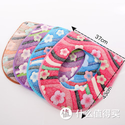 奇异果 加厚绒毛马桶坐垫 37*43CM 1个
