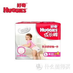 HUGGIES 好奇 银装成长裤女宝宝大号L24片
