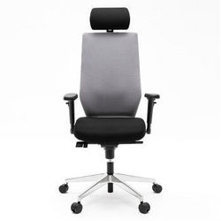 和顿 电脑椅 办公家用椅 可躺人体工学椅 HD-260 浅灰色