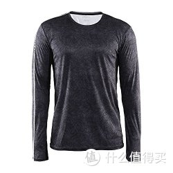 CRAFT 男士 CRAFT Mind 长袖T恤 黑色暗花/铂金色