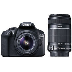 Canon 佳能 EOS 1300D（EF-S 18-55mm 55-250mm） 双头套机