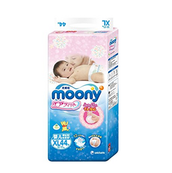 moony 纸尿裤 XL44片