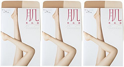 ATSUGI 厚木 肌系列 自然素肌感 连裤丝袜（3双装）