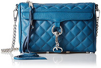 中亚Prime会员：REBECCA MINKOFF Quilted mini MAC 女款真皮斜挎包