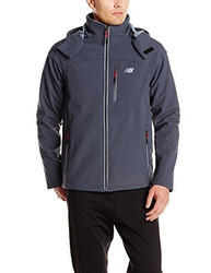 New Balance Men's Soft Shell 3 In 1 Jacket with Removable Inner Fleece Orca 中